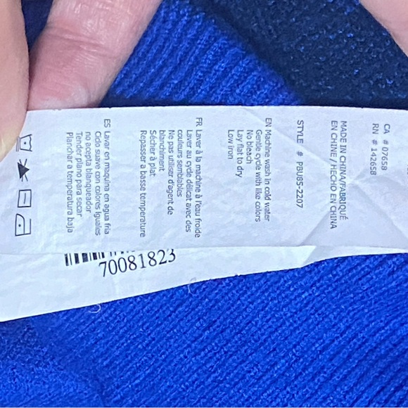 Playboy XL Checkerboard Cropped Sweater - Picture 6 of 7